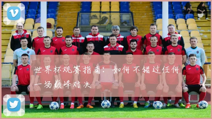 世界杯观赛指南:如何不错过任何一场巅峰对决