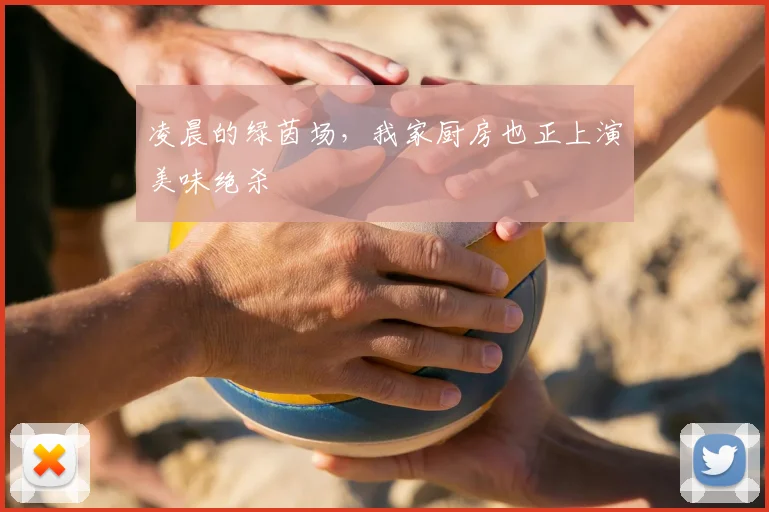 凌晨的绿茵场,我家厨房也正上演美味绝杀